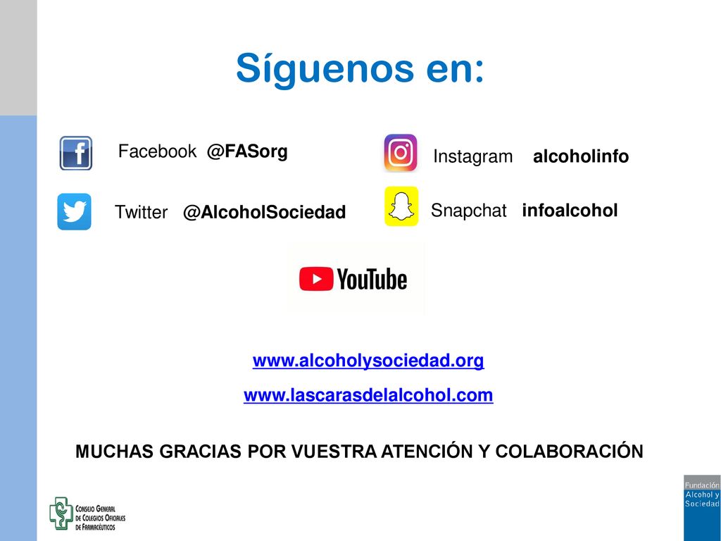 Síguenos en: Instagram alcoholinfo