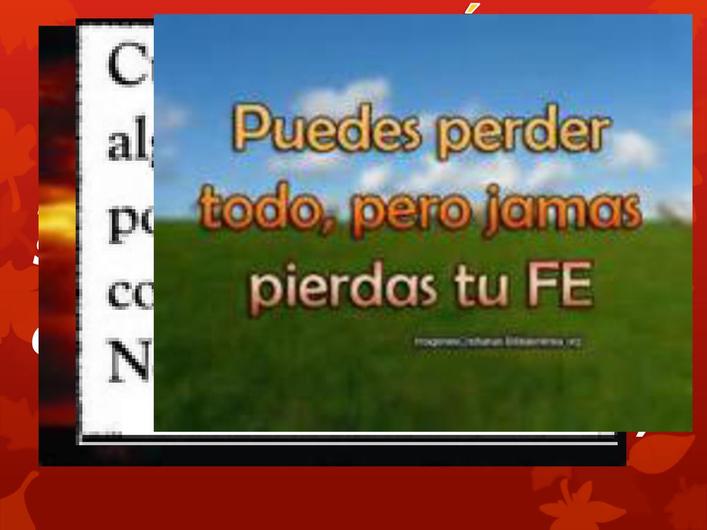 CONCLUSIÓN La Biblia dice: 2. olvidando ciertamente lo que queda atrás, y extendiéndome a lo que está adelante,