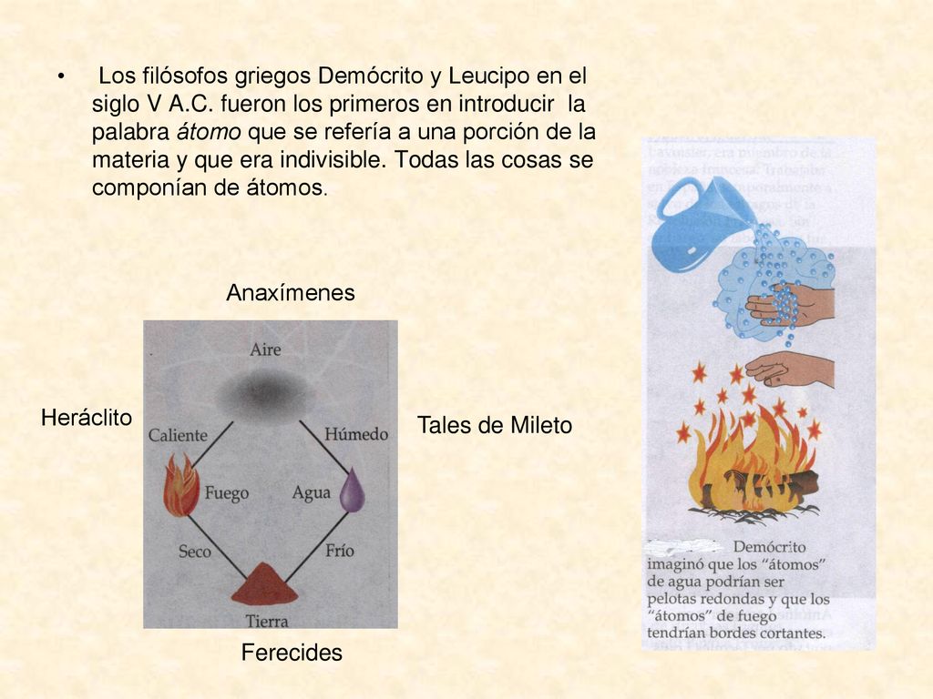 Los filósofos griegos Demócrito y Leucipo en el siglo V A. C