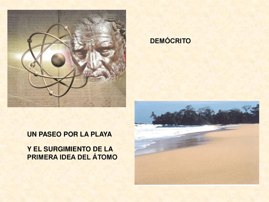 DEMÓCRITO UN PASEO POR LA PLAYA Y EL SURGIMIENTO DE LA PRIMERA IDEA DEL ÁTOMO