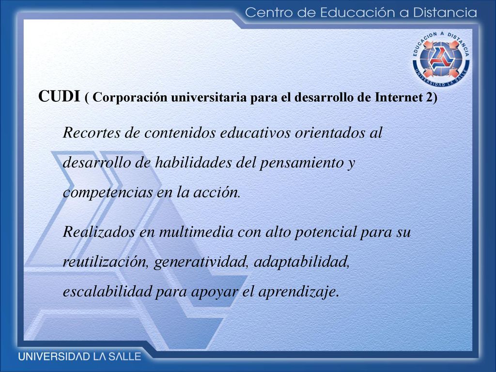 CUDI ( Corporación universitaria para el desarrollo de Internet 2)