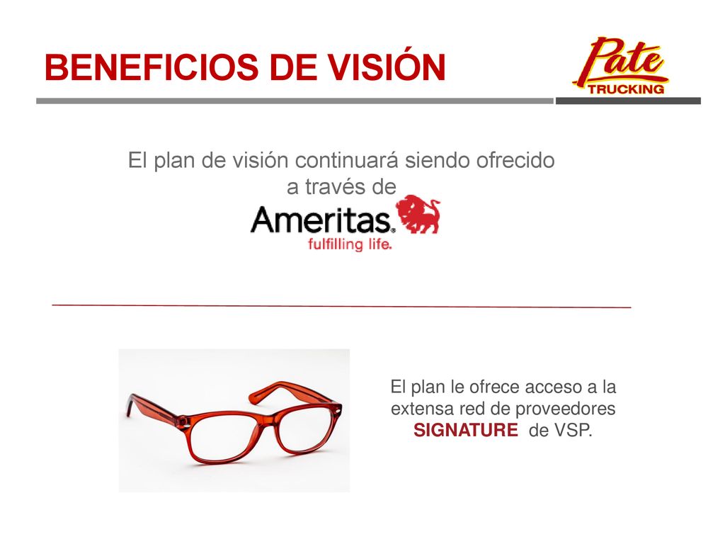 El plan de visión continuará siendo ofrecido a través de