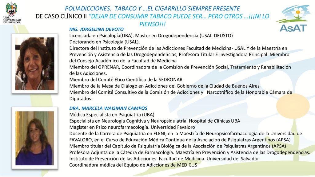 POLIADICCIONES: TABACO Y …EL CIGARRILLO SIEMPRE PRESENTE DE CASO CLÍNICO II DEJAR DE CONSUMIR TABACO PUEDE SER… PERO OTROS …¡¡¡NI LO PIENSO!!!