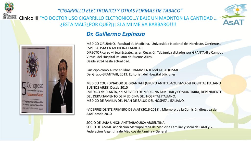 CIGARRILLO ELECTRONICO Y OTRAS FORMAS DE TABACO Clínico III YO DOCTOR USO CIGARRILLO ELCTRONICO…Y BAJE UN MAONTON LA CANTIDAD … ¿ESTA MAL ¿POR QUE ¡¡¡ SI A MI ME VA BARBARO!!!!