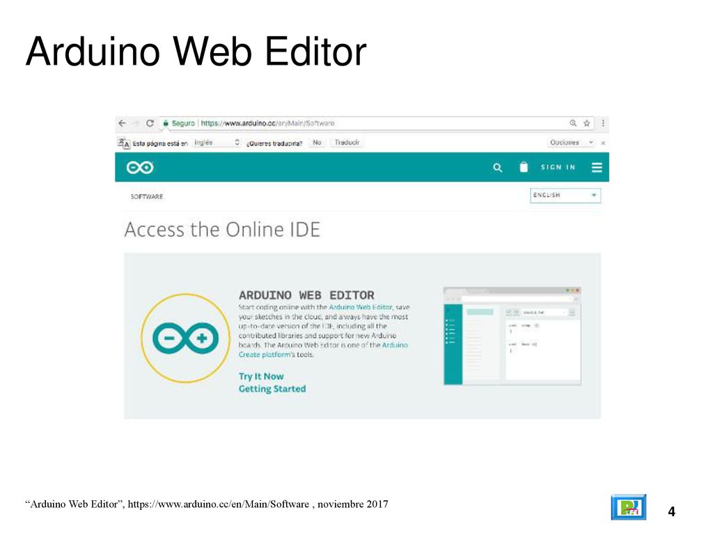 Arduino Web Editor Arduino Web Editor ,   , noviembre