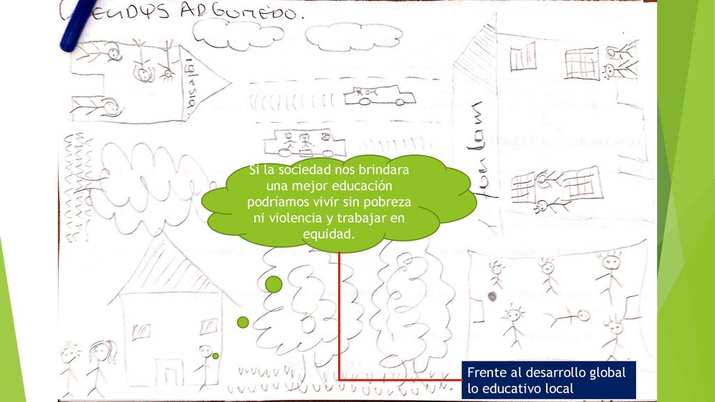 Si la sociedad nos brindara una mejor educación podríamos vivir sin pobreza ni violencia y trabajar en equidad.
