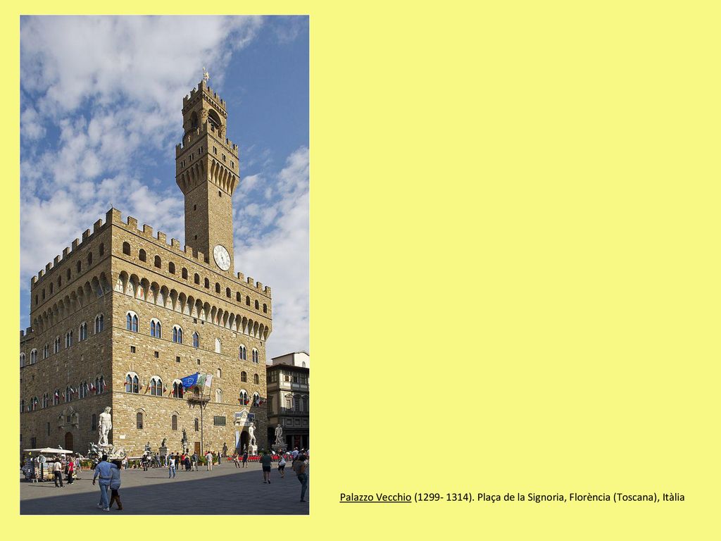 Palazzo Vecchio ( ). Plaça de la Signoria, Florència (Toscana), Itàlia