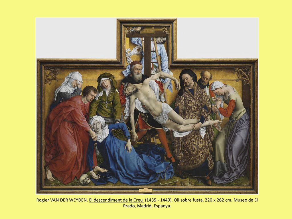 Rogier VAN DER WEYDEN. El descendiment de la Creu ( )