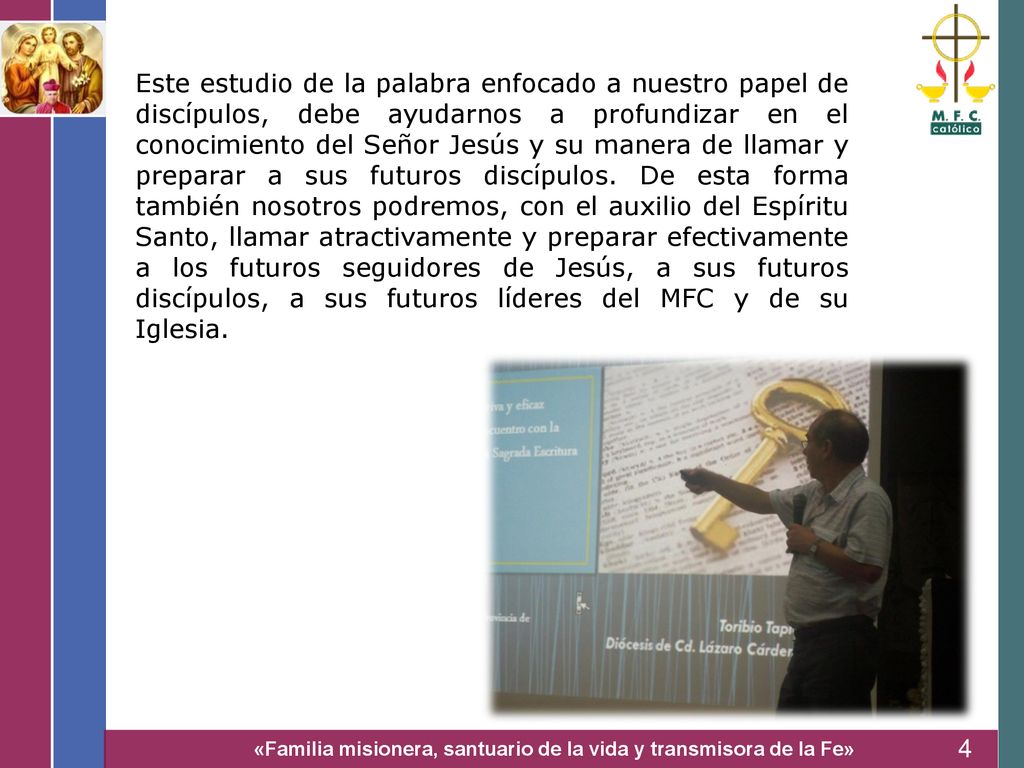 Este estudio de la palabra enfocado a nuestro papel de discípulos, debe ayudarnos a profundizar en el conocimiento del Señor Jesús y su manera de llamar y preparar a sus futuros discípulos.