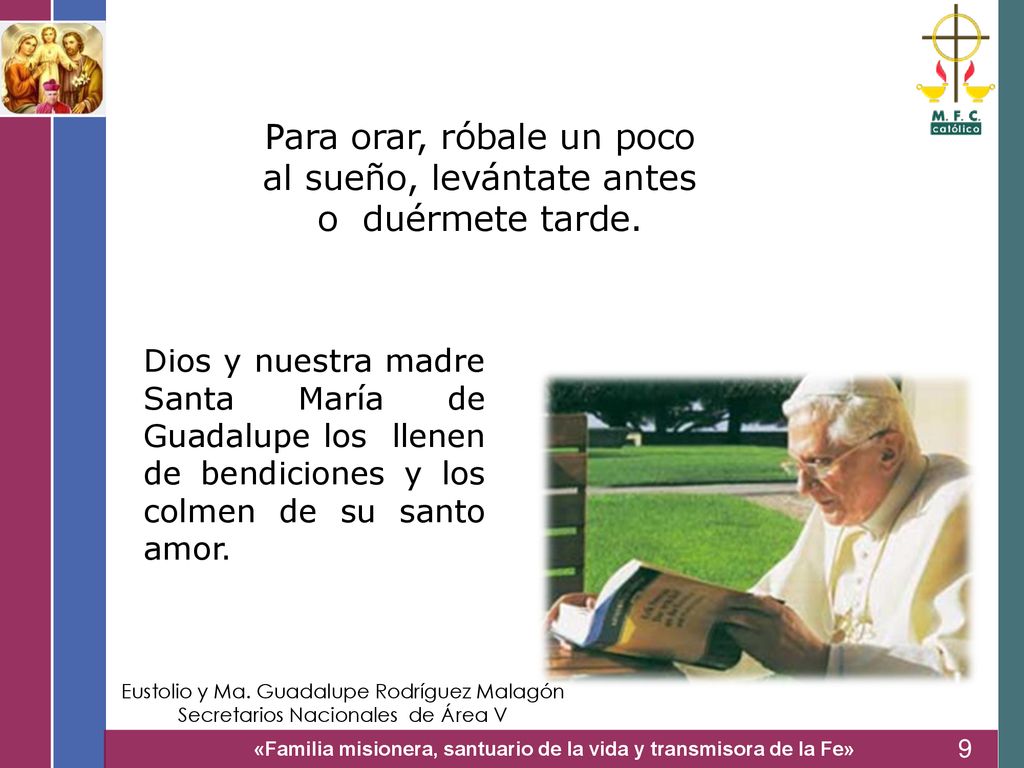 Para orar, róbale un poco al sueño, levántate antes o duérmete tarde.