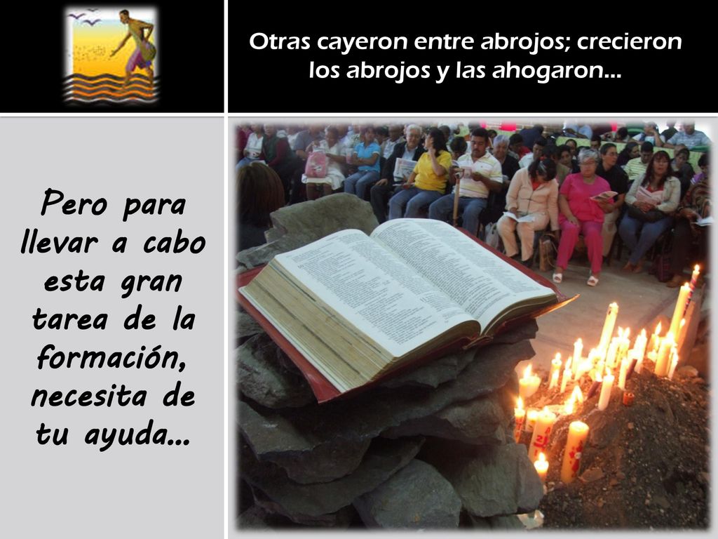 Otras cayeron entre abrojos; crecieron los abrojos y las ahogaron…