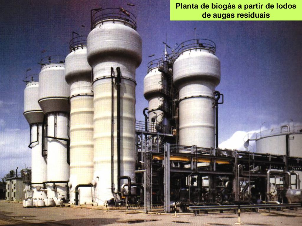Planta de biogás a partir de lodos de augas residuais