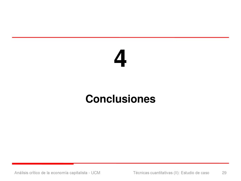 4 Conclusiones Análisis crítico de la economía capitalista - UCM