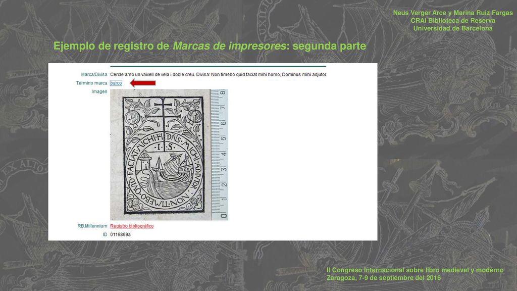 Ejemplo de registro de Marcas de impresores: segunda parte