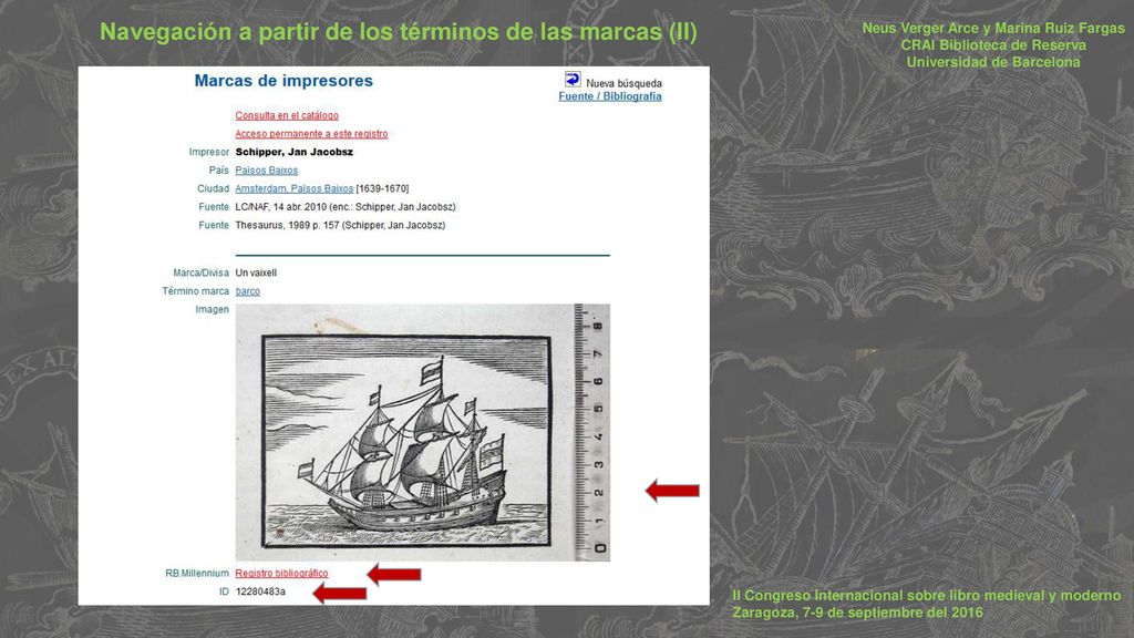 Navegación a partir de los términos de las marcas (II)