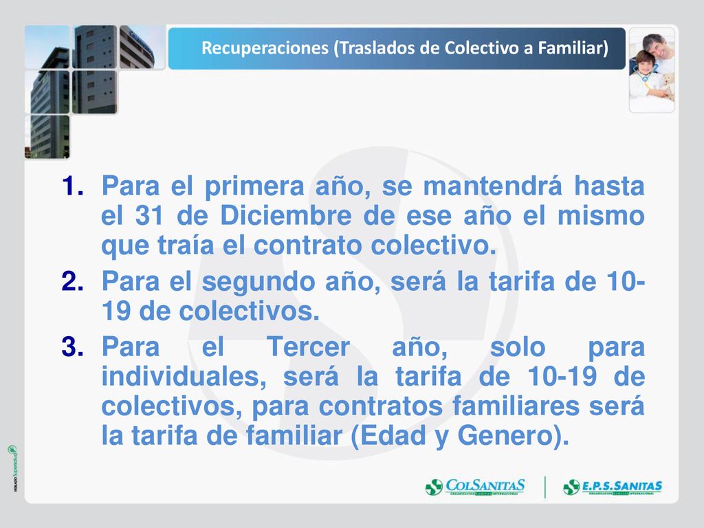 Para el segundo año, será la tarifa de de colectivos.