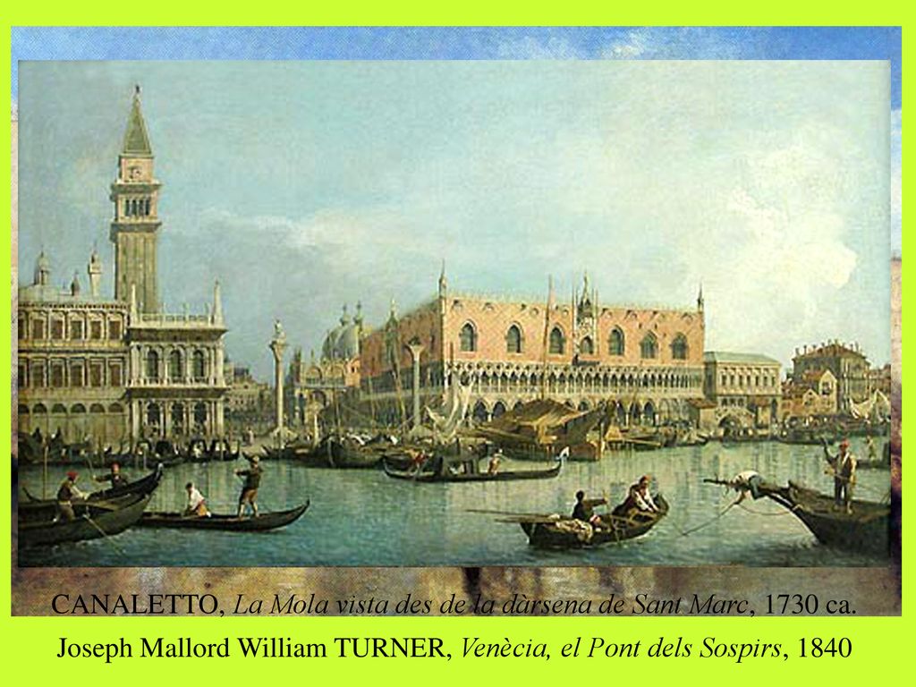CANALETTO, La Mola vista des de la dàrsena de Sant Marc, 1730 ca.