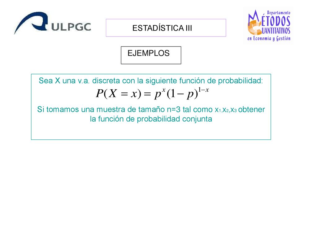 Sea X una v.a. discreta con la siguiente función de probabilidad: