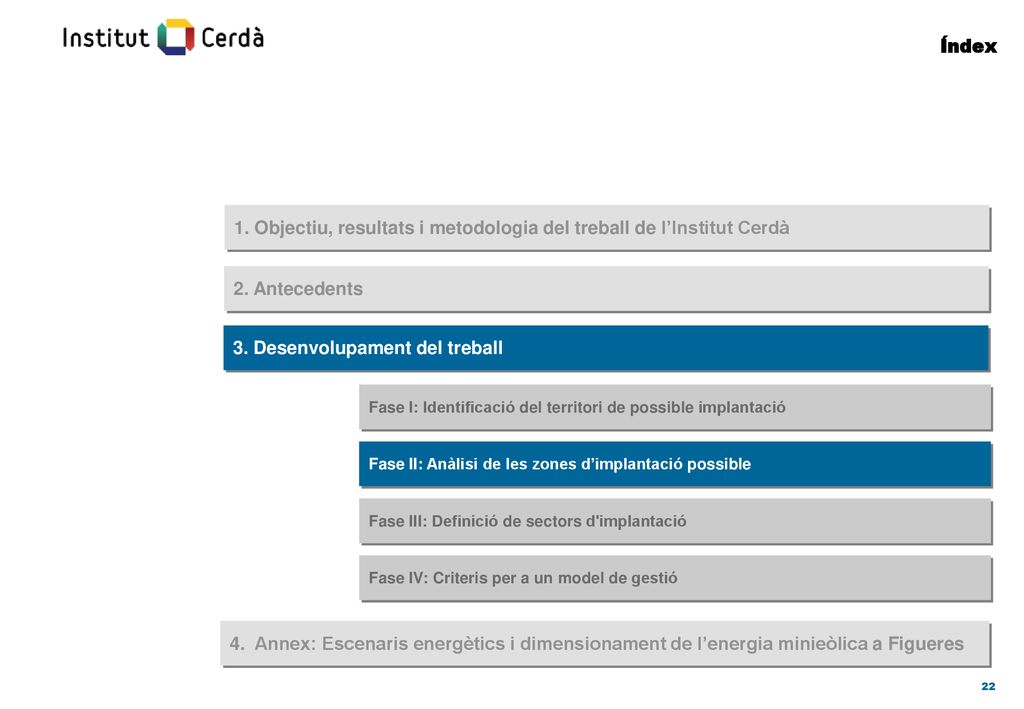 1. Objectiu, resultats i metodologia del treball de l’Institut Cerdà