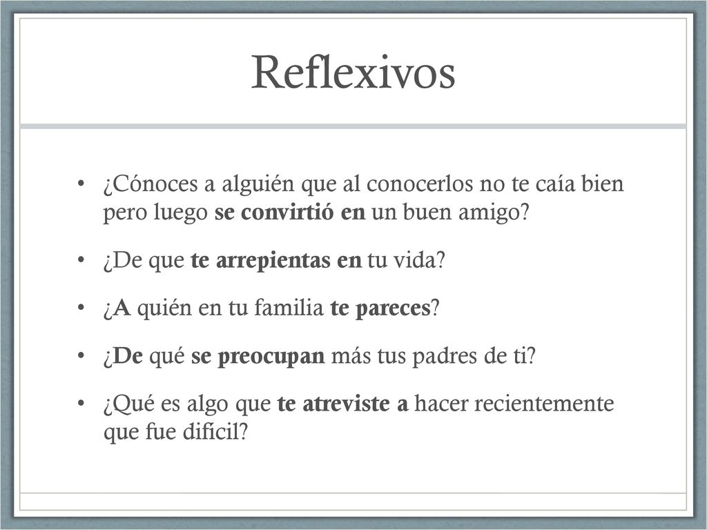 Reflexivos ¿Cónoces a alguién que al conocerlos no te caía bien pero luego se convirtió en un buen amigo