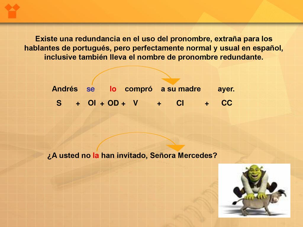 Existe una redundancia en el uso del pronombre, extraña para los hablantes de portugués, pero perfectamente normal y usual en español, inclusive también lleva el nombre de pronombre redundante.