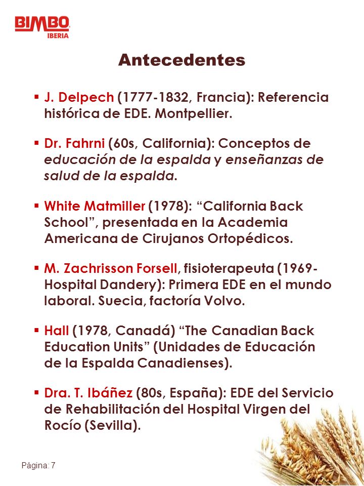 Antecedentes J. Delpech ( , Francia): Referencia histórica de EDE. Montpellier.