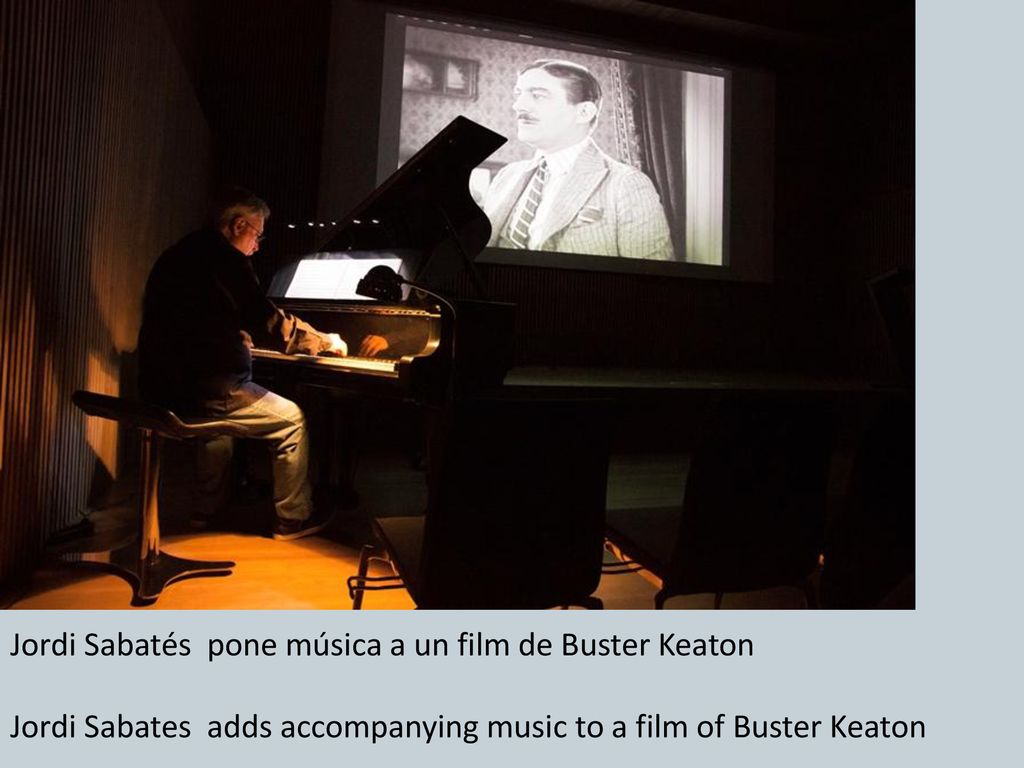 Jordi Sabatés pone música a un film de Buster Keaton Jordi Sabates adds accompanying music to a film of Buster Keaton