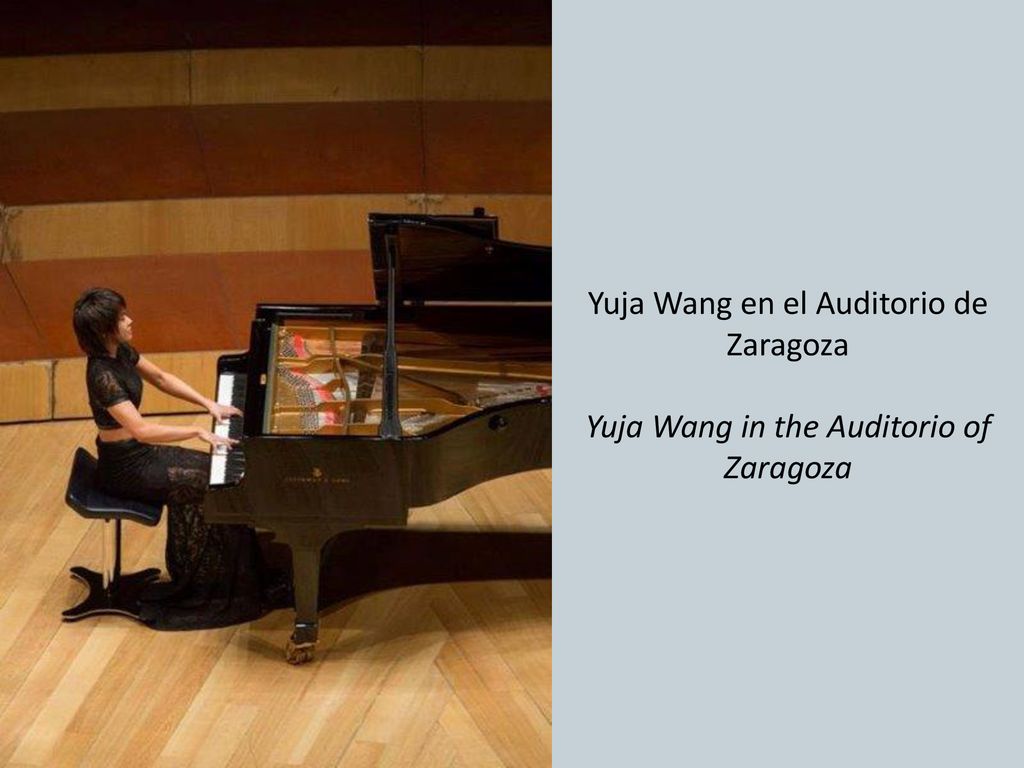 Yuja Wang en el Auditorio de Zaragoza Yuja Wang in the Auditorio of Zaragoza
