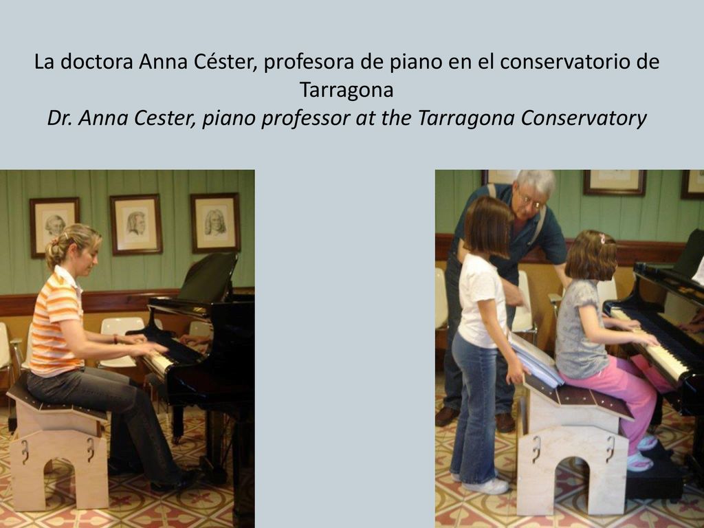 La doctora Anna Céster, profesora de piano en el conservatorio de Tarragona Dr.