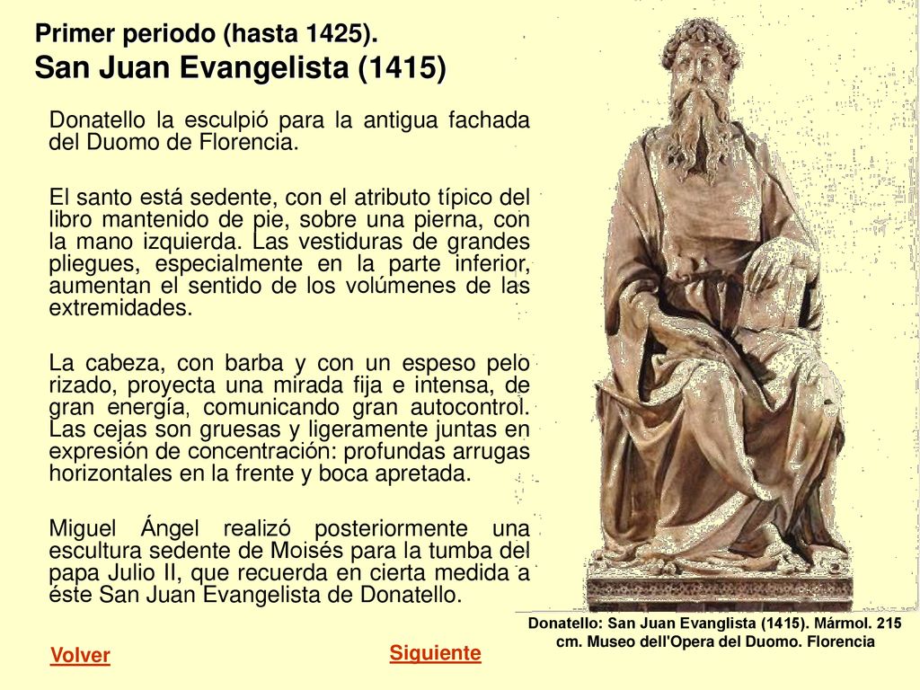 Primer periodo (hasta 1425). San Juan Evangelista (1415)