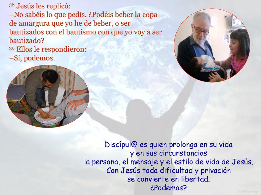 Con Jesús toda dificultad y privación se convierte en libertad.