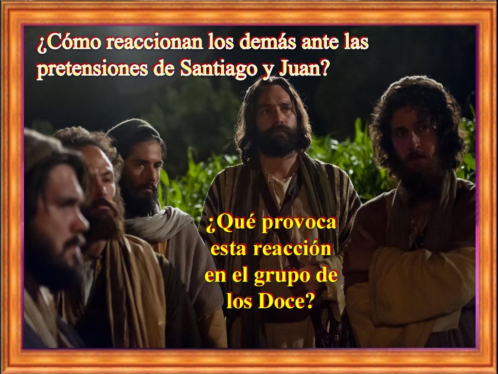¿Qué provoca esta reacción en el grupo de los Doce