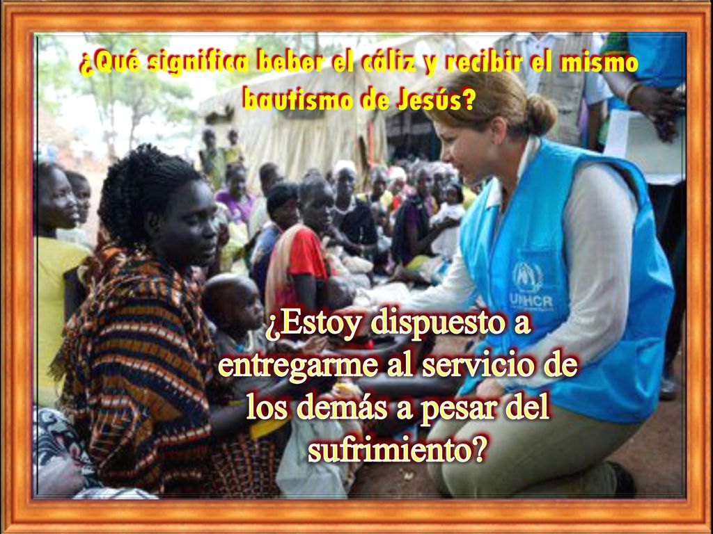 ¿Qué significa beber el cáliz y recibir el mismo bautismo de Jesús