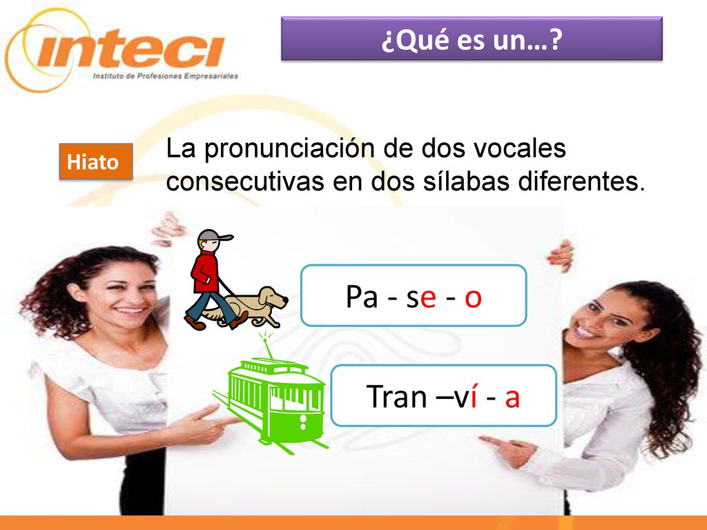 Pa - se - o Tran –ví - a ¿Qué es un…