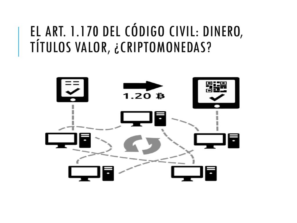 El art del Código civil: dinero, títulos valor, ¿criptomonedas