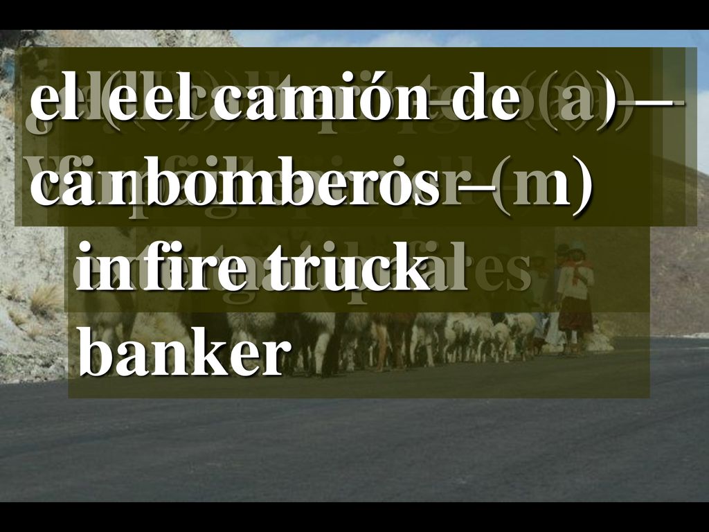 ¿A qué se dedica… – What does … do el (la) carpintero(a) – carpenter. el (la) bombero(a) – firefighter.