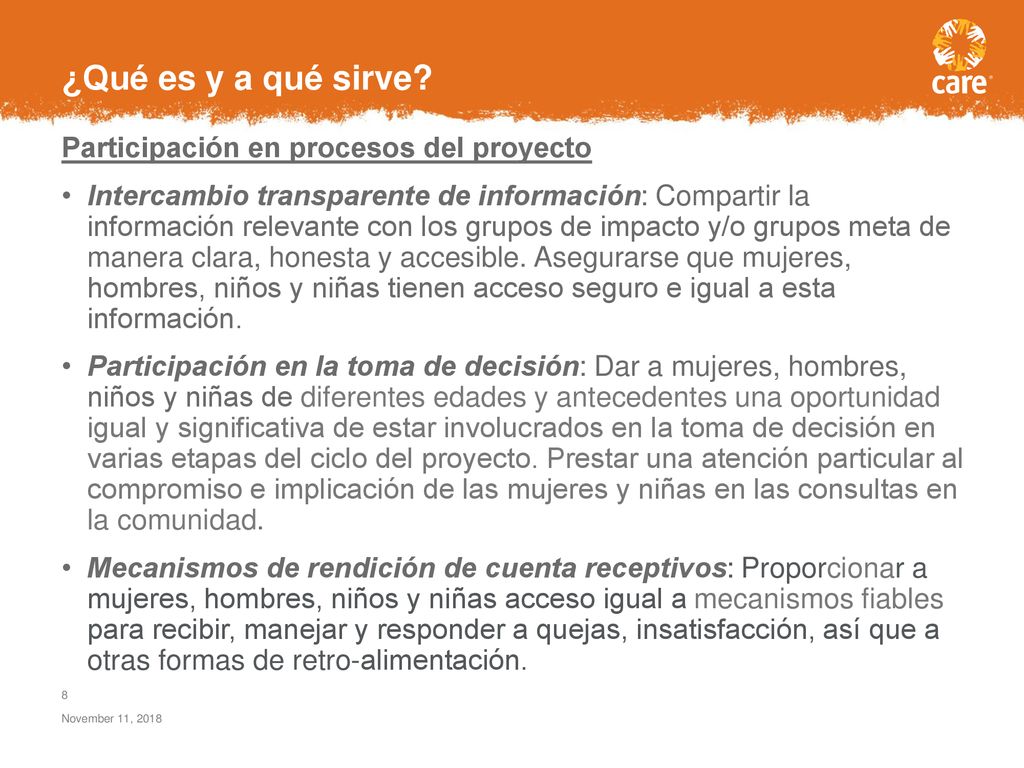 ¿Qué es y a qué sirve Participación en procesos del proyecto