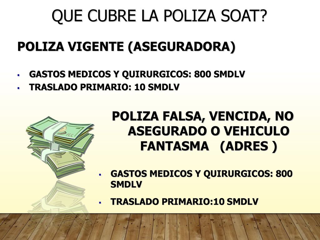 POLIZA FALSA, VENCIDA, NO ASEGURADO O VEHICULO FANTASMA (ADRES )