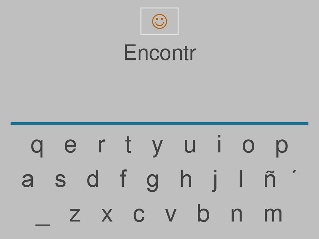  Encontr. q e r t y u i o p.