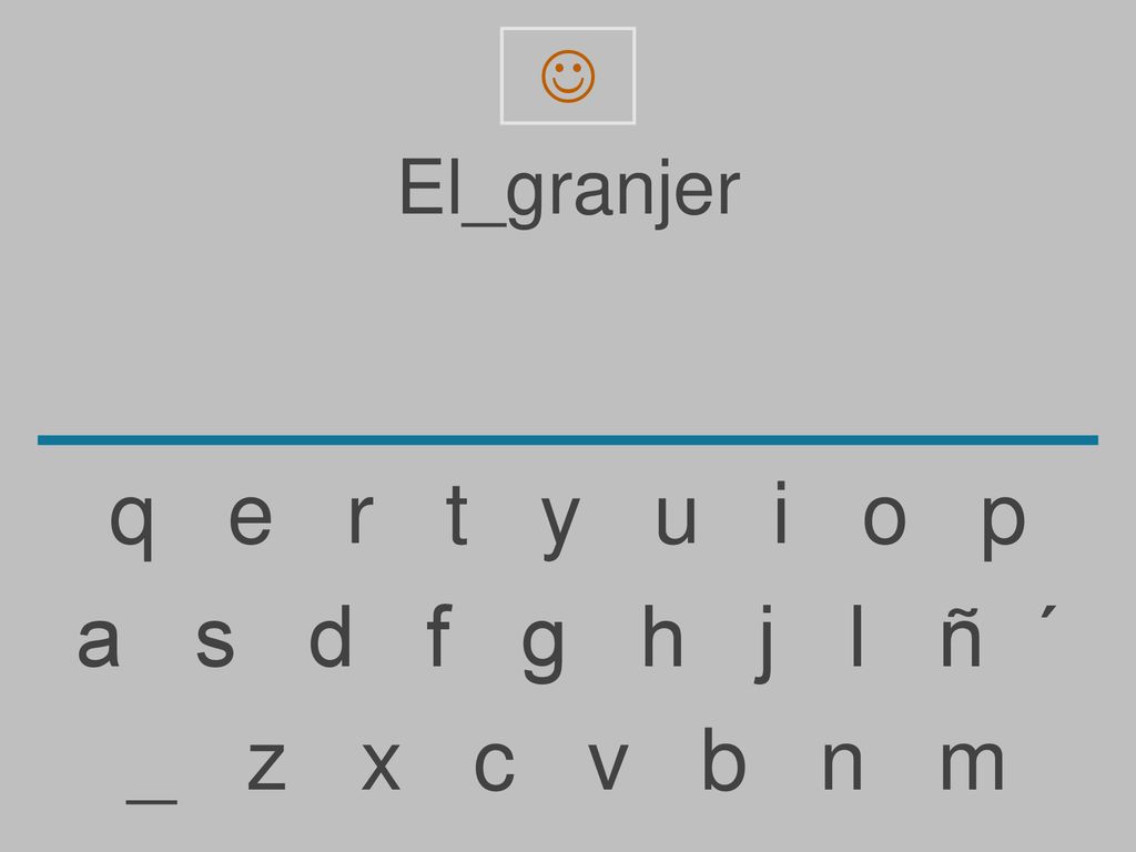  El_granjer. q e r t y u i o p.