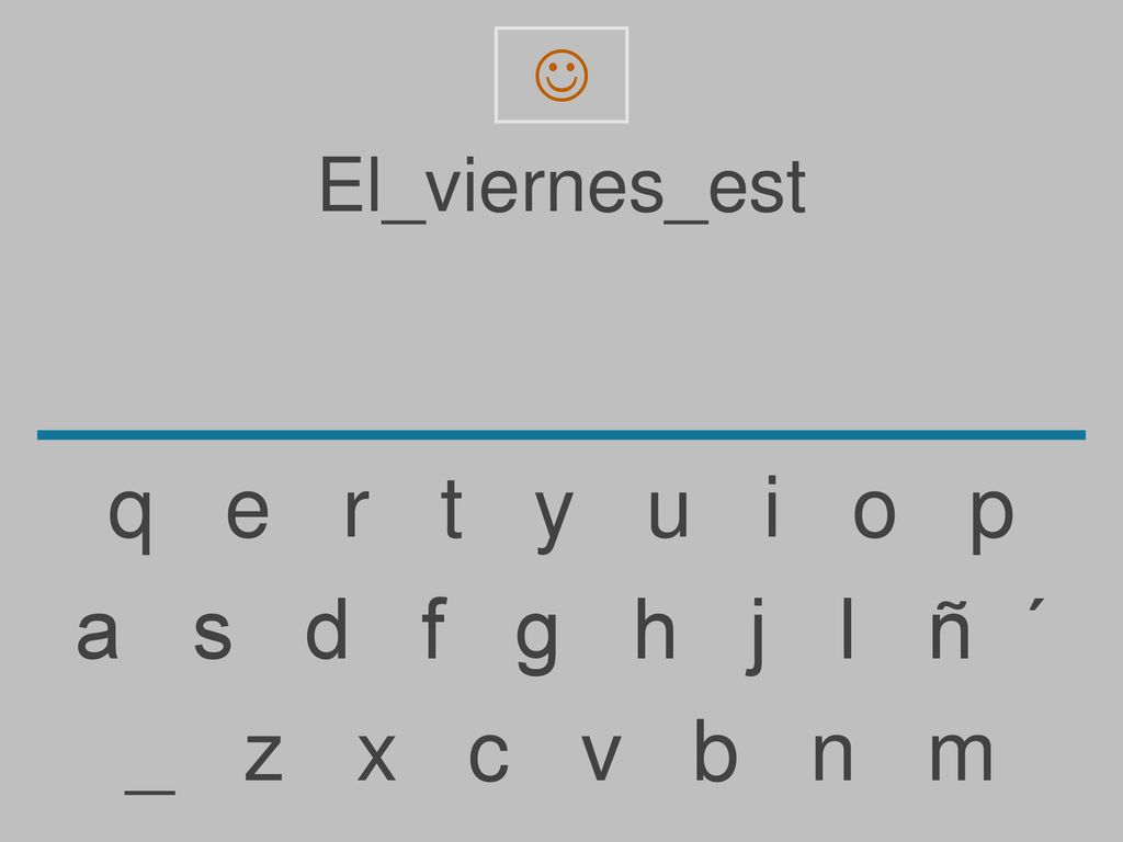  El_viernes_est. q e r t y u i o p.