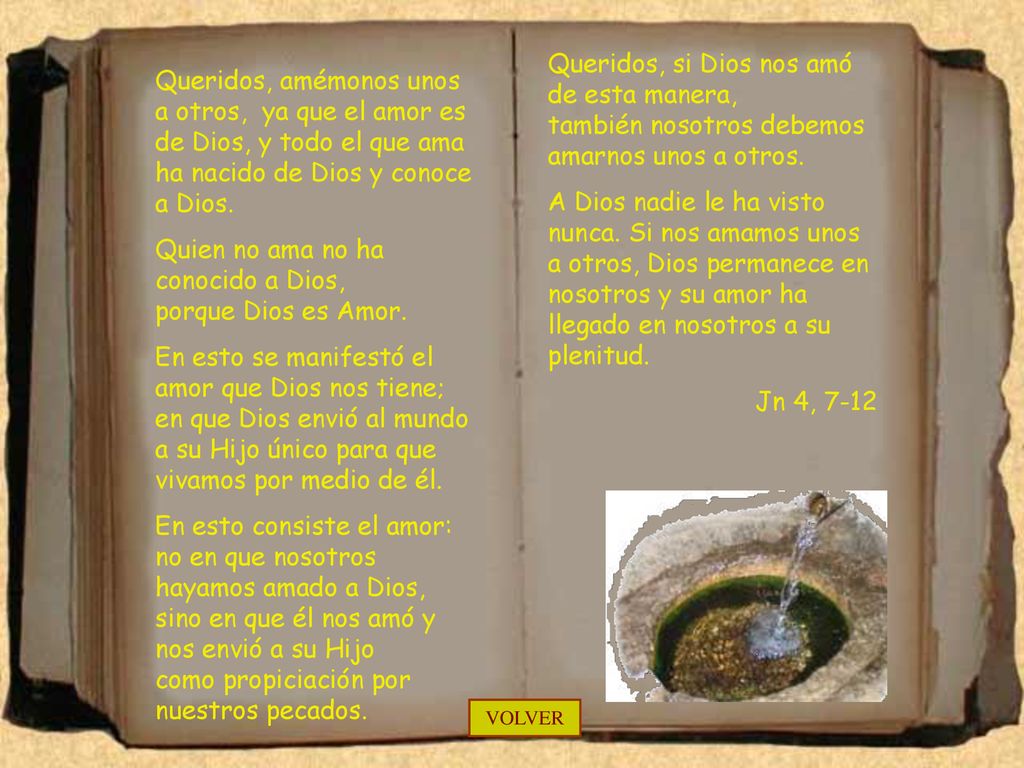 Quien no ama no ha conocido a Dios, porque Dios es Amor.