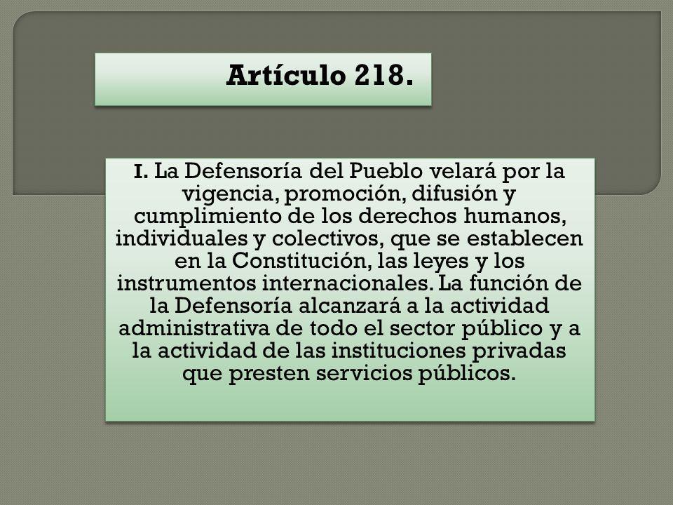 Artículo 218.