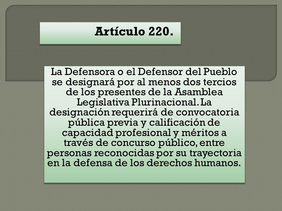 Artículo 220.