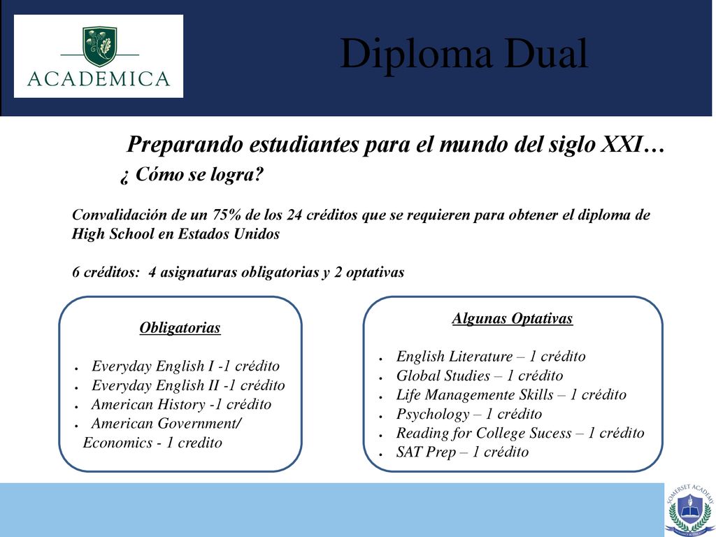 Diploma Dual Preparando estudiantes para el mundo del siglo XXI…