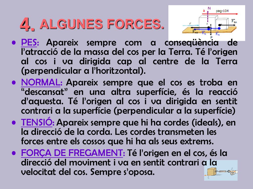 ALGUNES FORCES. 4.