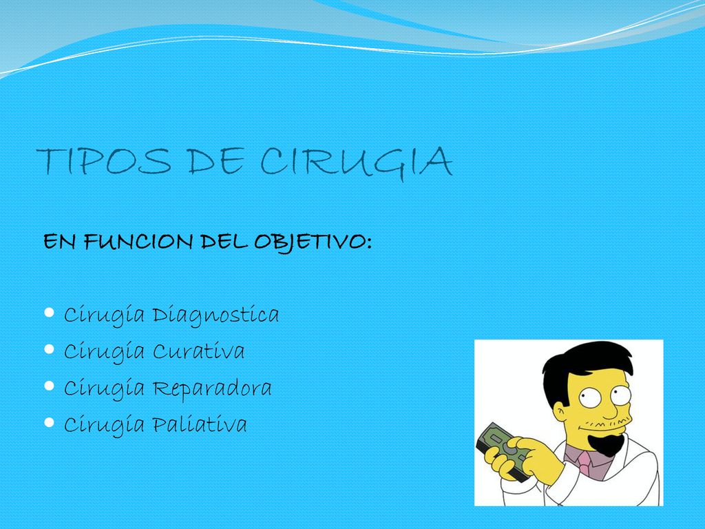 TIPOS DE CIRUGIA EN FUNCION DEL OBJETIVO: Cirugía Diagnostica