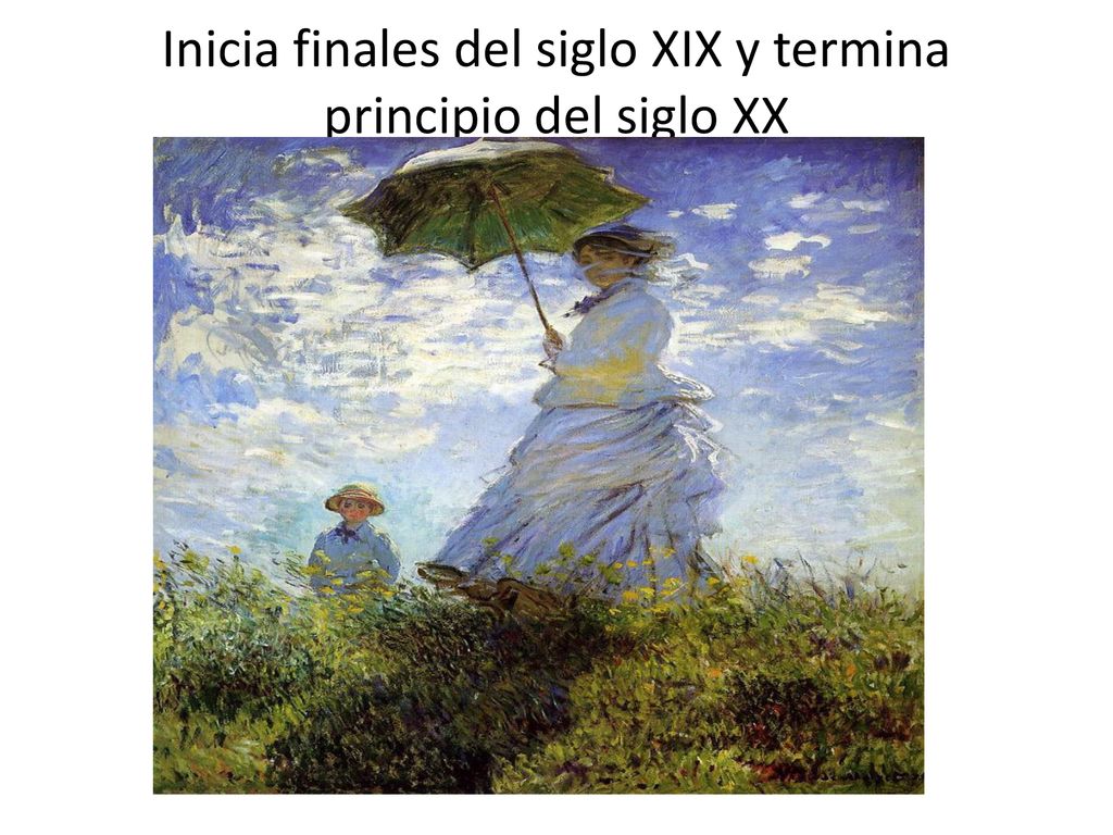 Inicia finales del siglo XIX y termina principio del siglo XX