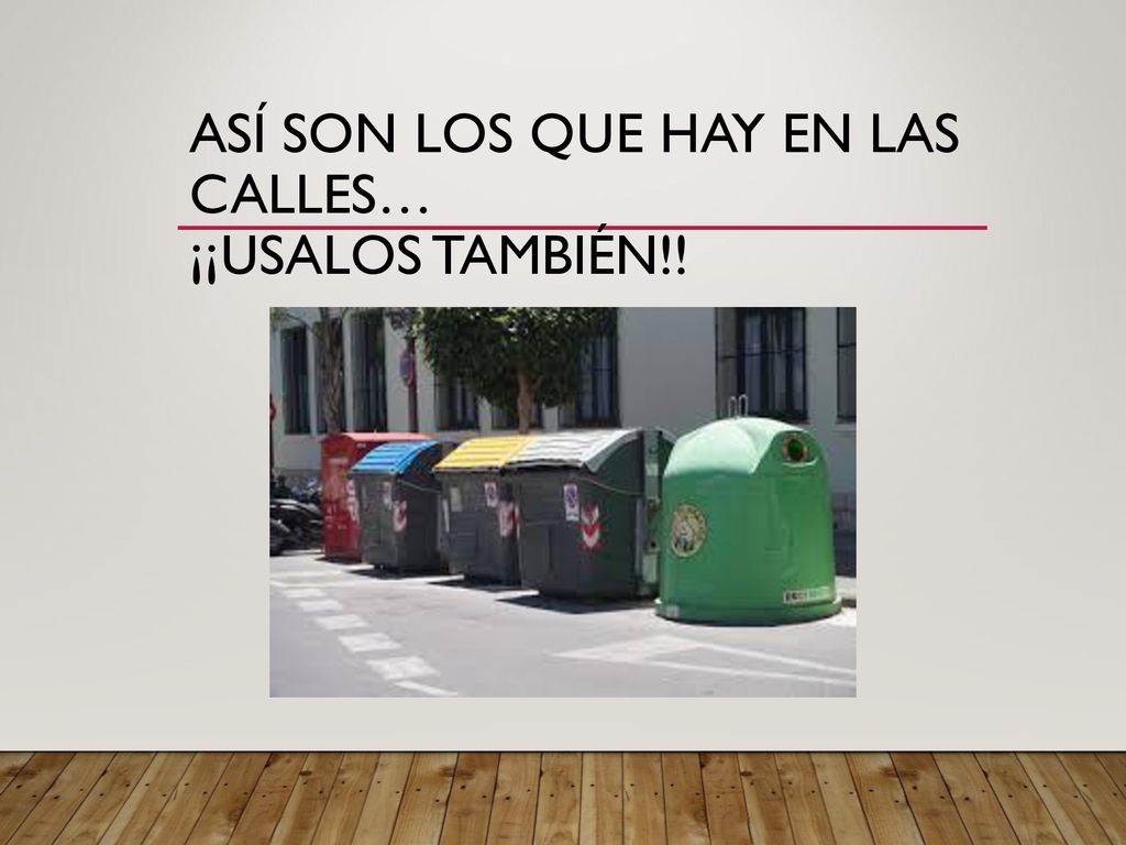 Así son los que hay en las calles… ¡¡usalos también!!