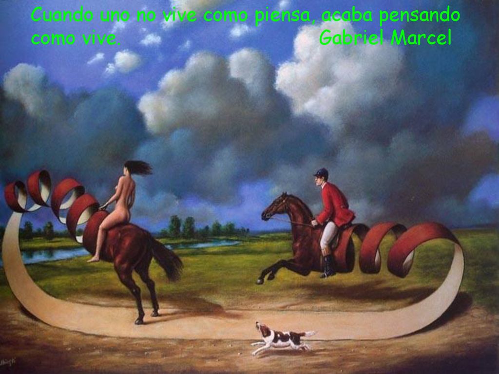 Cuando uno no vive como piensa, acaba pensando como vive